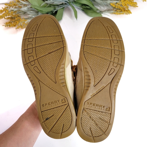 Sperry Tan Top-sider Boat Shoes Size 6 - Picture 6 of 8